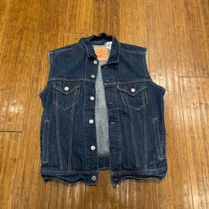 Levi's original denim vest, men's S
